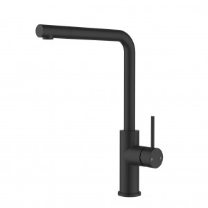 Otus Matte Black Slimline SS Pull-Out Sink Mixer